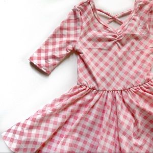 NWT Dot Dot Smile Pink Picnic Twirl Dress 12-24m